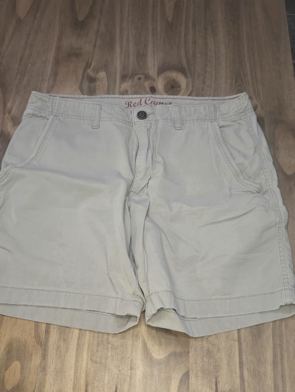 Red Camel Mens  Cream Casual Shorts